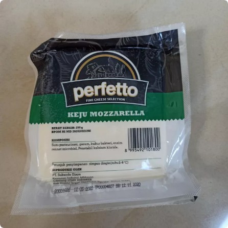 

Keju Mozzarella Perfetto 250 g