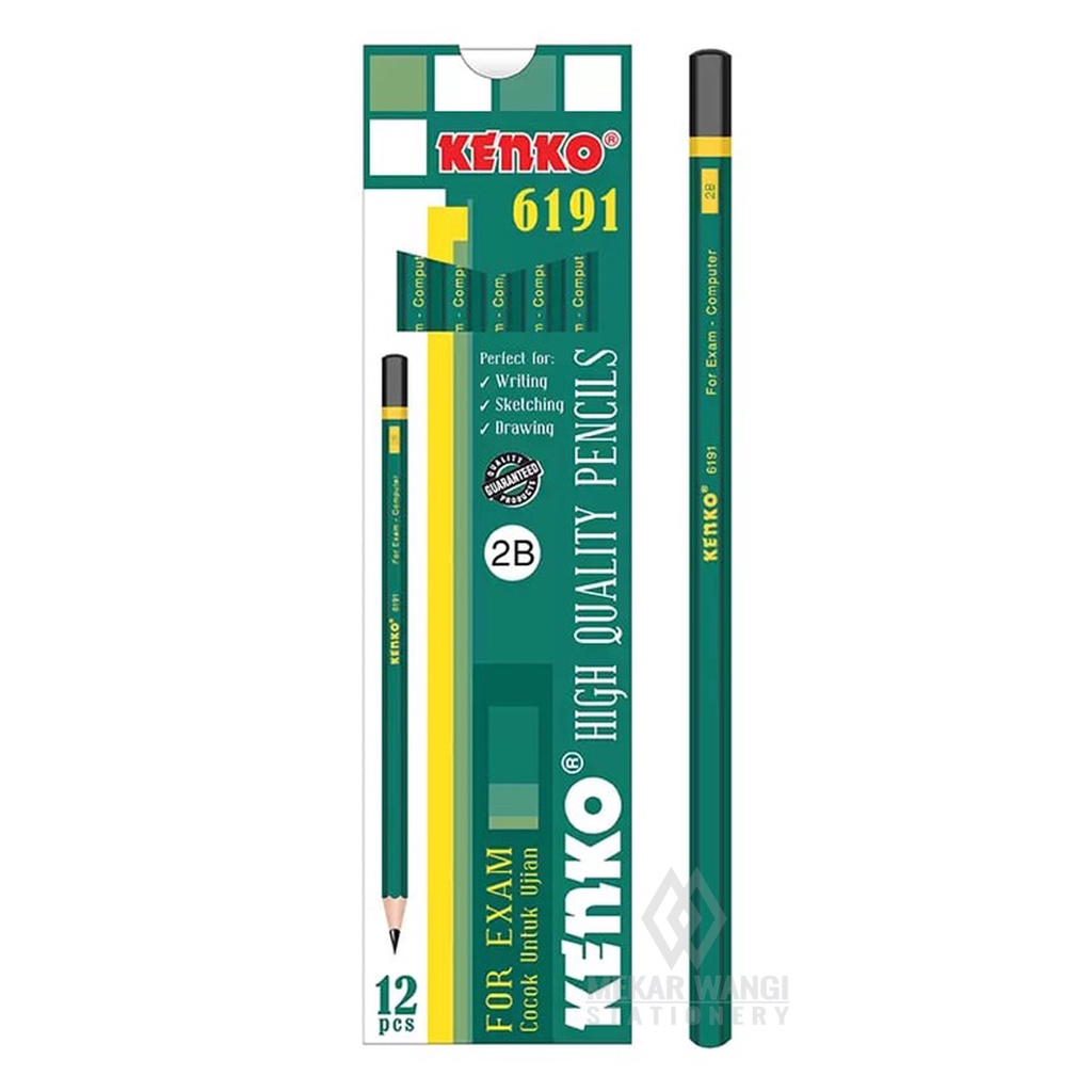 

PENSIL KENKO 2B 6191 / PENCIL KENKO 2B MURAH [PER PCS]