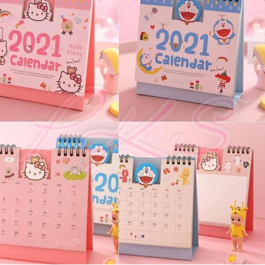 

Star kalender meja 2021 hk doraemon stitch murah