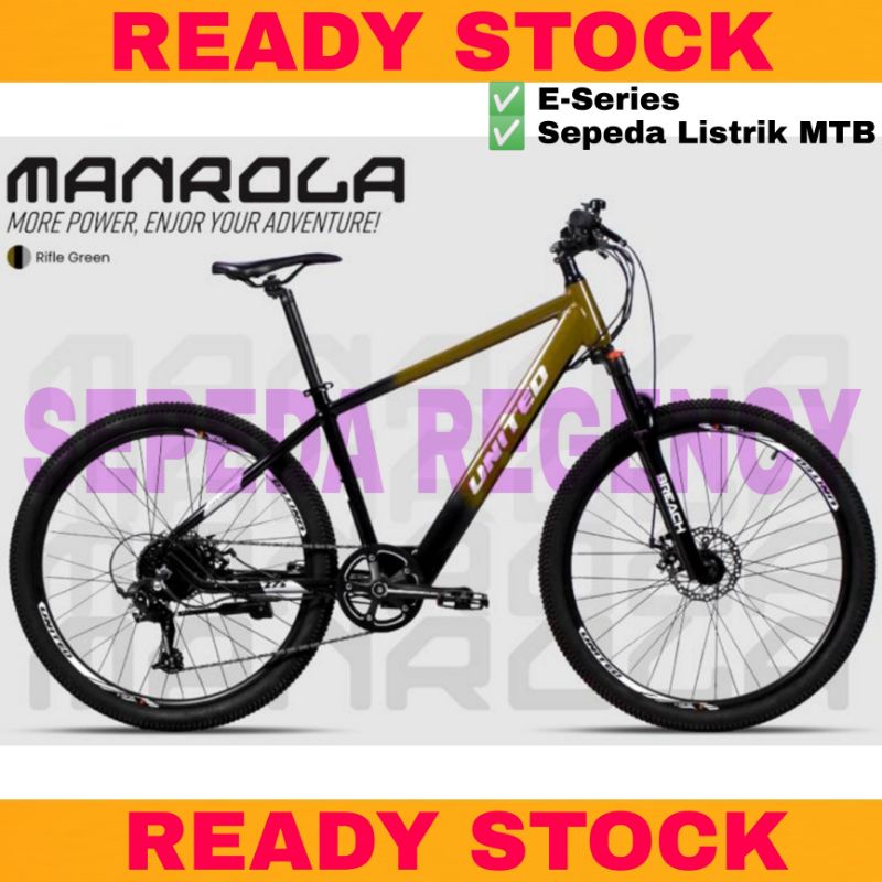 Sepeda Gunung UNITED MANROLA 27.5 Inch E-Bike Series