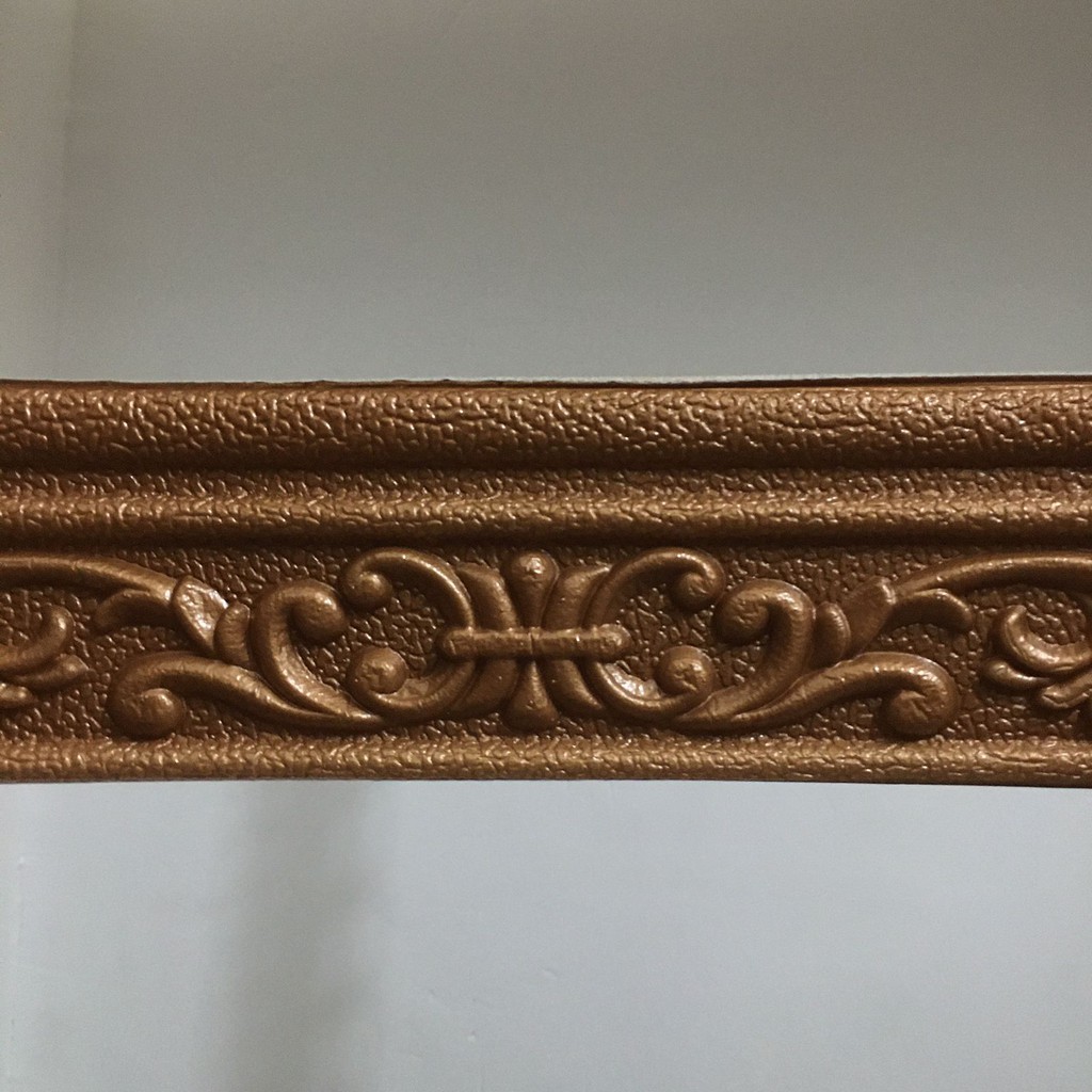 wallpaper foam 3d List / wall sticker list-Coklat Besar Y014