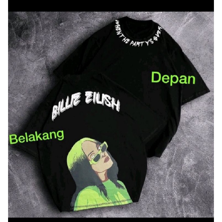 Kaos Oversize Billie Eilish