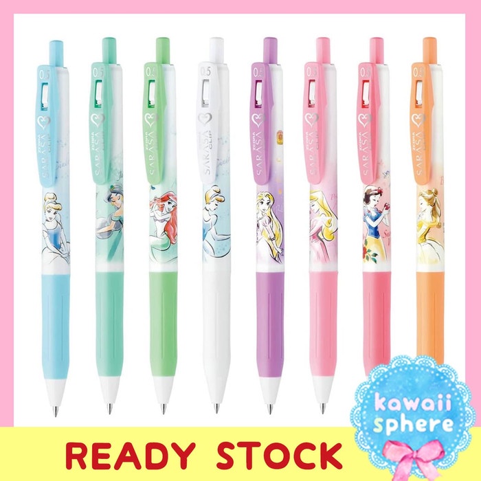 

Sarasa Disney Princess Limited ed Satuan | Pen Sarasa Milk Color Ready - Cinderella Biru promo