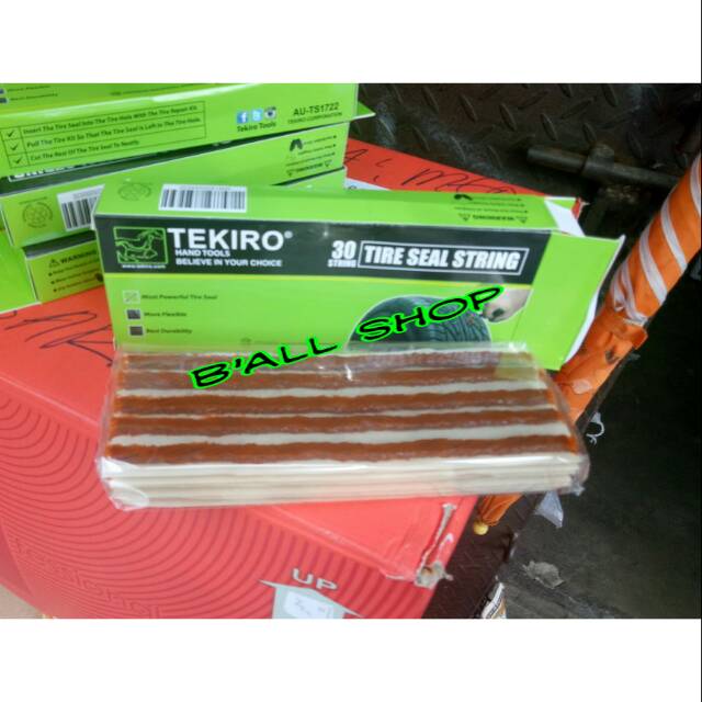 Karet Tambal Ban Tubles Tekiro  AU - TS1722  dapat 1 box isi 30 pcs