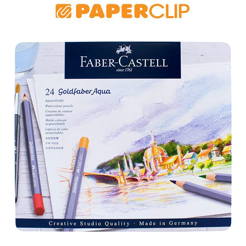 

PENSIL WARNA FABER CASTELL SET 114624 24C WATER COLOR GOLDFABER