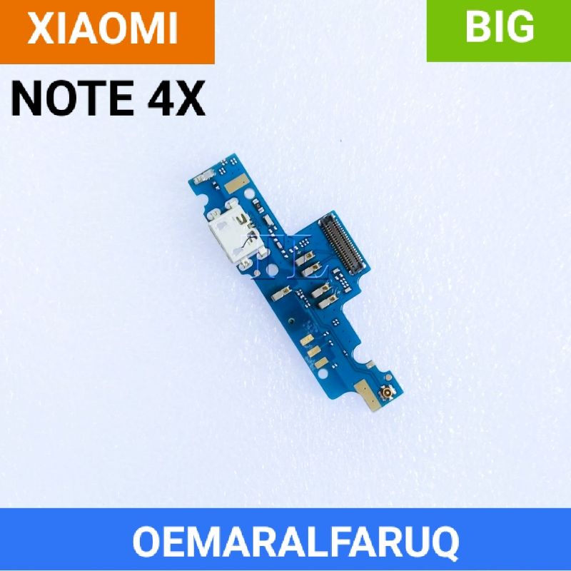 FLEXIBLE KONEKTOR CAS KONEKTOR CARGER HP XIAOMI REDMI NOTE 4X SOCKET BESAR ORIGINAL