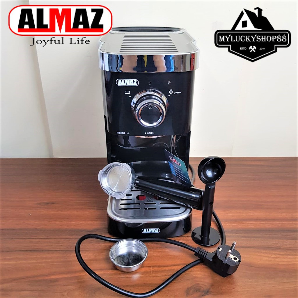 Mesin Kopi Almaz ACM5500.B Black Espresso Coffee Maker ACM-5500 B