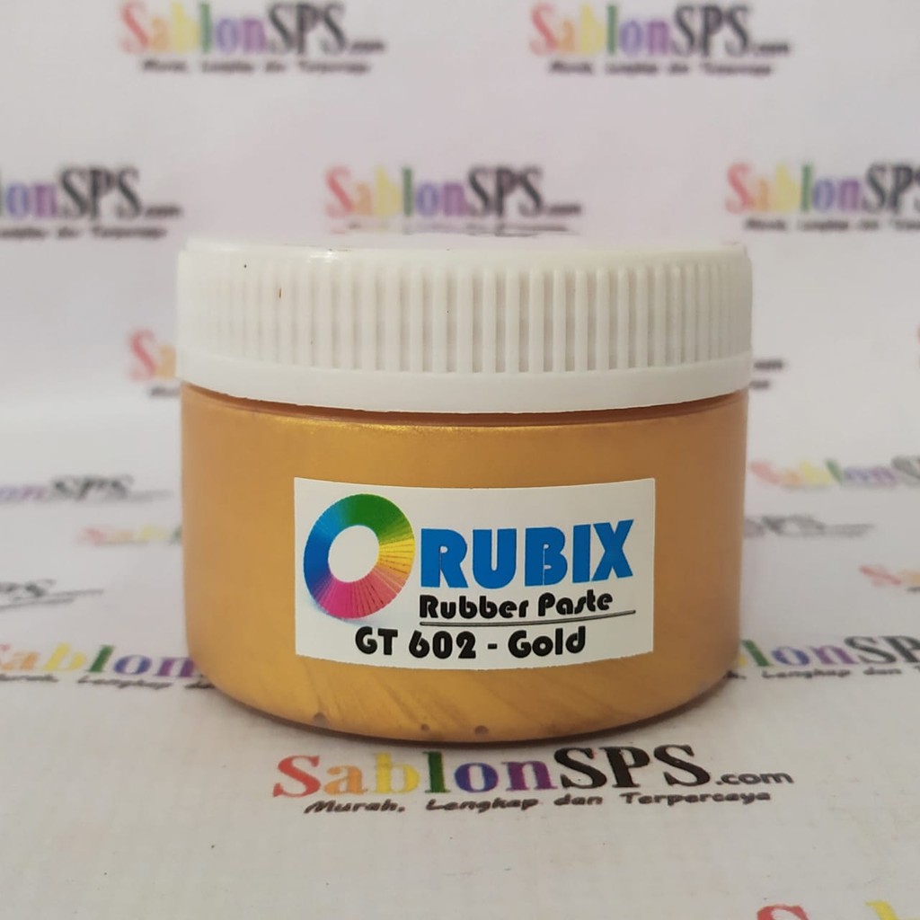 RUBIX RUBBER PASTE SABLON GOLD 100GR