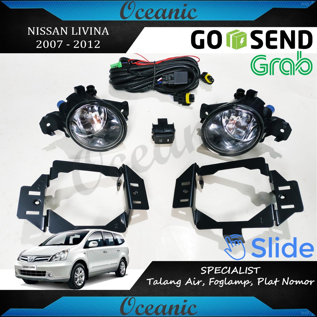 FOGLAMP LAMPU KABUT NISSAN GRAND LIVINA LAMA 2007 2008 2009 2010 2011 2012