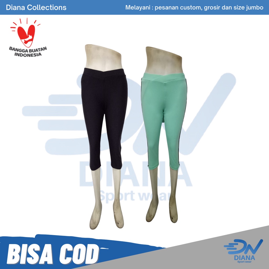 celana senam wanita 3/4 | celana olahraga wanita pendek | celana senam jumbo | celana senam wanita