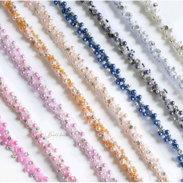 Payet Jahit Mutiara Rangkai