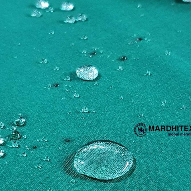 Kain Katun Ok Baju Operasi Bahan Apd Anti Air/Water Repellent Meteran