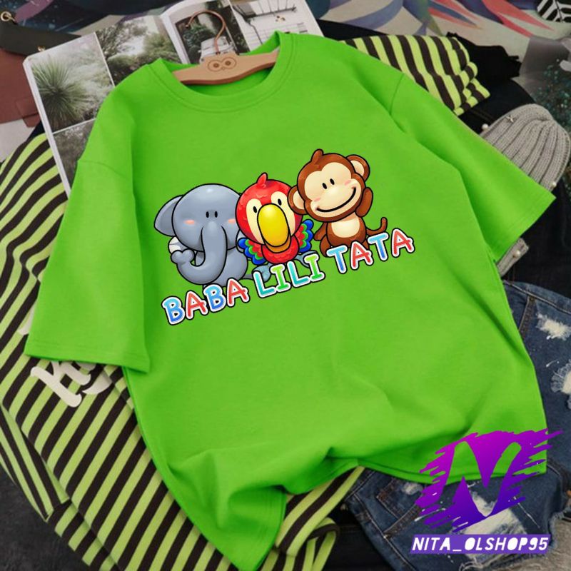 baba lili tata baju anak balita animasi kaos baba lili tata kartun anak