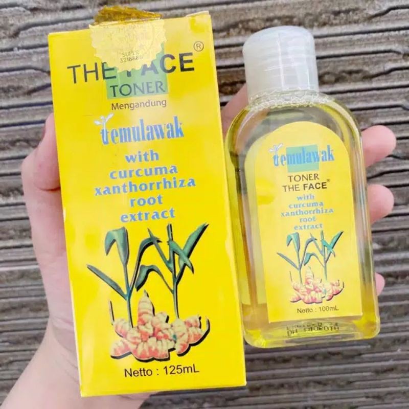 TONER TEMULAWAK THE FACE BPOM - THE FACE TONER TEMULAWAK BPOM