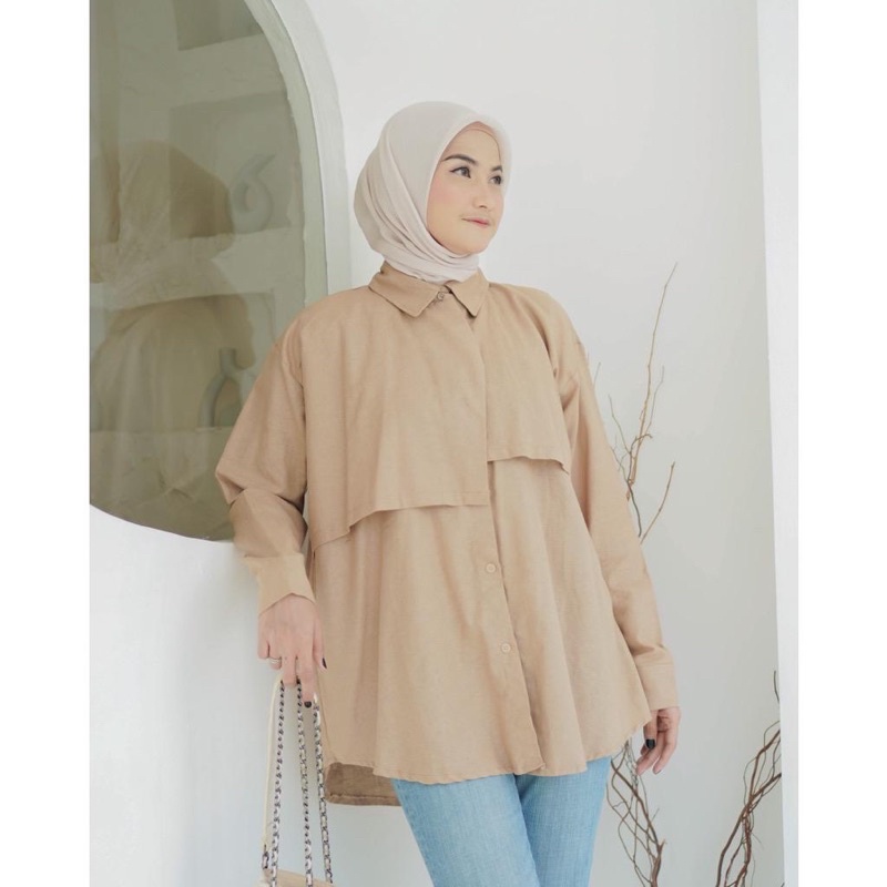 (MSB) KEMEJA KANNA BLOUSE ATASAN WANITA SHIRT