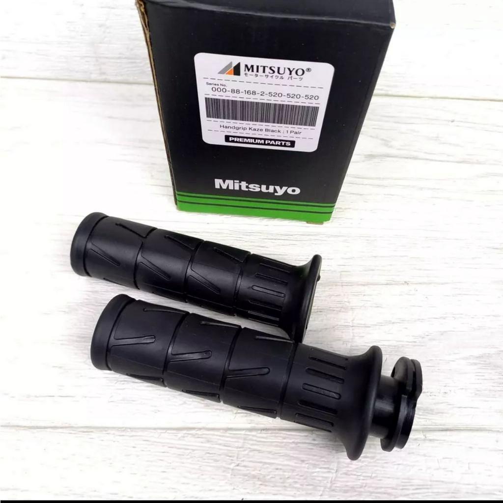 HANSPAT HANFAT KAWASAKI KAZE HANDGRIP GRIP KAZE PLUS PIPA SELONGSONG GAS HARGA SEPASANG IMPORT ORIGINAL MITSUYO