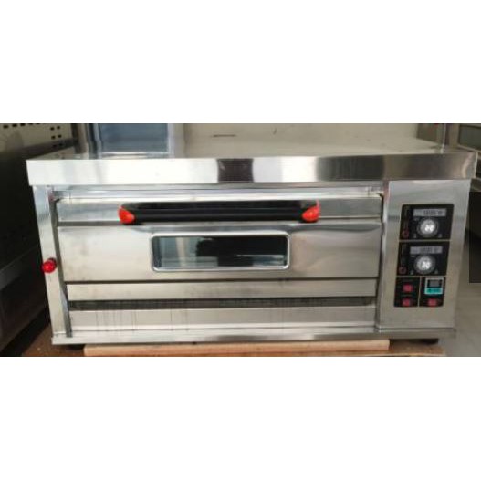 CROWN OVEN 1 DECK 2 LOYANG - 1 DECK 2 TRAY - MESIN PEMANGGANG ROTI - OVEN ROTI