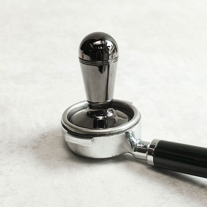 Tamper - Electroplate Handle 58mm - Black-2