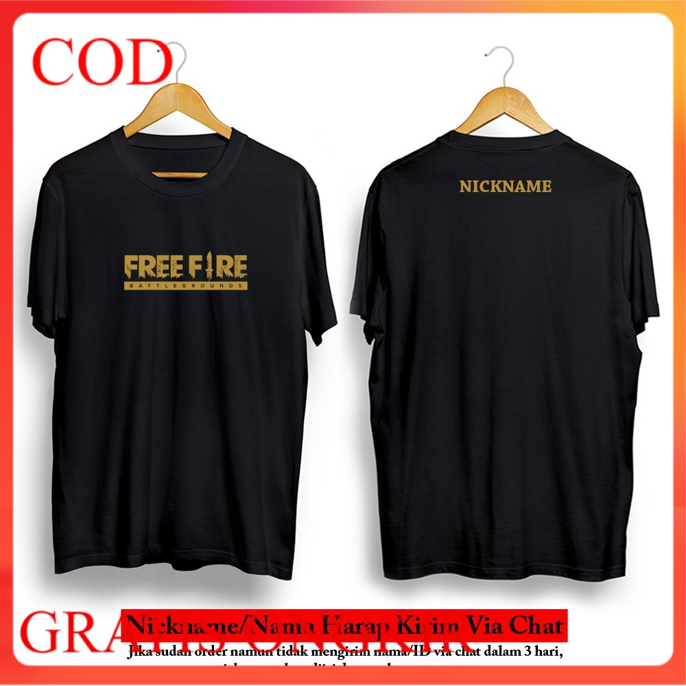 Kaos nickname free fire request nama id akun game gamers player battle Free Firee Nickname