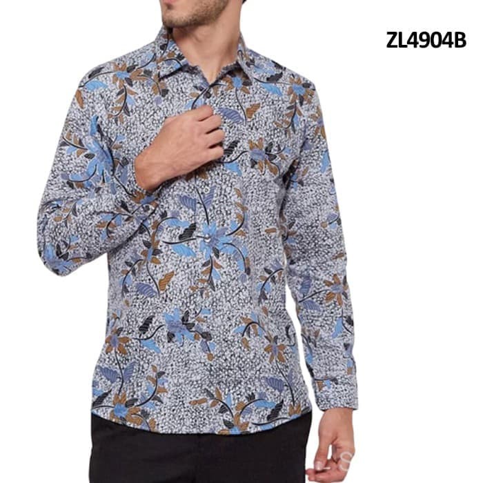 New Kemejapria Lengan Panjang 848vo Kemeja Pilot Pangkat Pdl I8f0 Kemeja Batik Slimfit Pria Kerja Mu