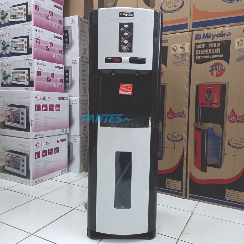 DISPENSER GALON BAWAH MIYAKO WDP300 HOT AND COOL