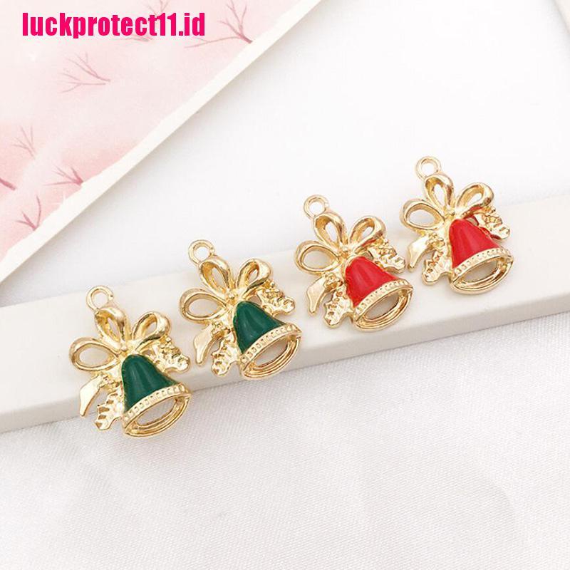 (LUCK) 38pcs / Set Liontin Enamel Tema Natal Untuk Membuat Perhiasan Gelang DIY