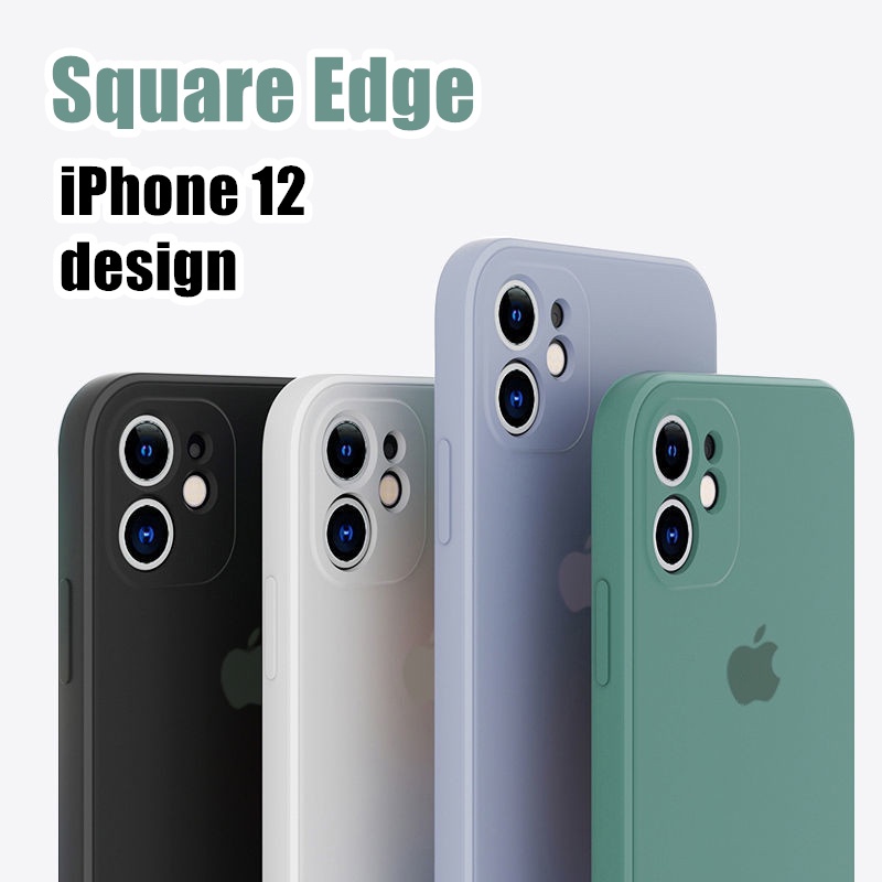 Casing Soft Case Silikon Warna Polos Untuk Iphone 12 Pro Max 12mini