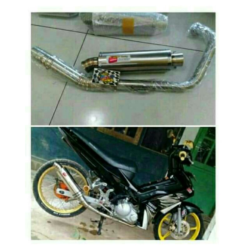 knalpot CLD  road rece fullsystem jupiter mx new jupiter mx lama