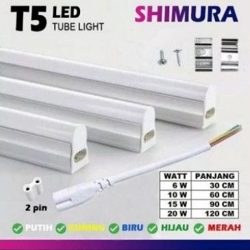 Lampu T5 LED 10W (Panjang 60cm) SHIMURA