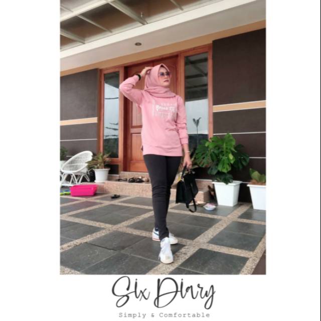 Baju Kaos Tangan Panjang ORIGINAL SIX DIARY Terbaru