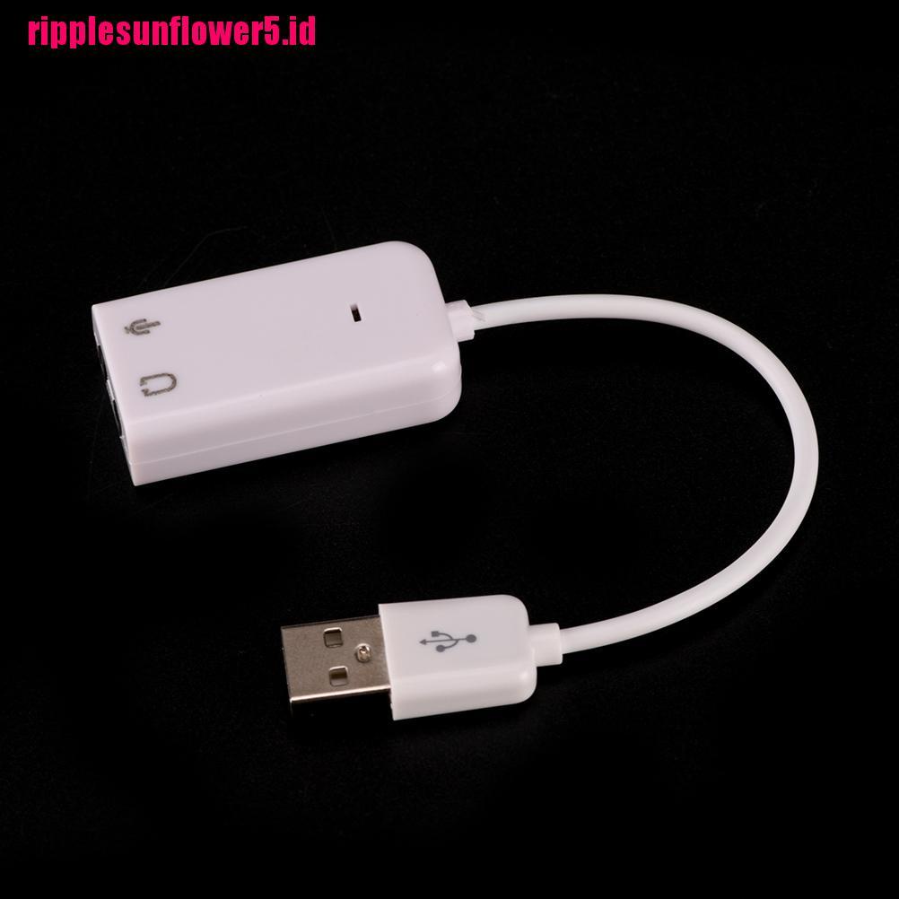 7.1 Sound Card Eksternal USB Dengan Kabel Untuk Desktop