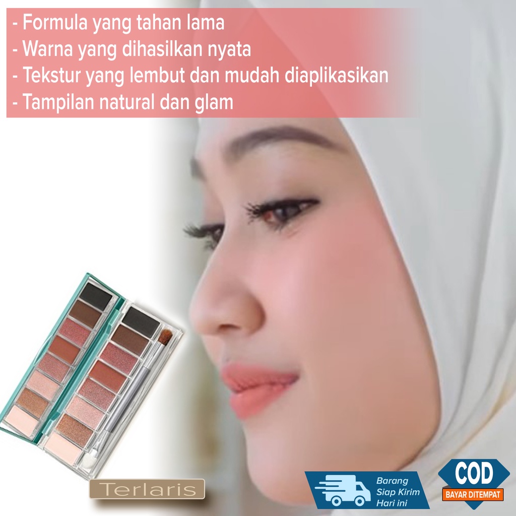 Eye Shadow Eyeshadow Tahan lama High Quality isi super Lengkap Warna Nyata Tekstur Lembut Halus Taha