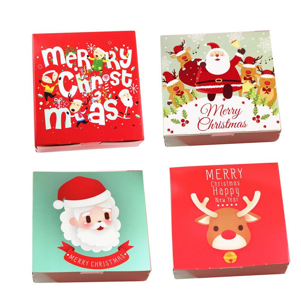 R-flower Gift Treatment Boxes High Quality Desain Hello Christmas Paper Box Alat Pesta Penyimpanan Permen