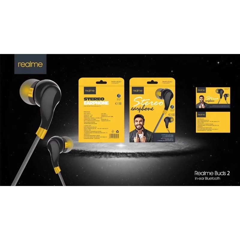 HANDSFREE REALME AT-038 NEW MUSIC EARPHONE AT038 ORIGINAL EXTRA BASS