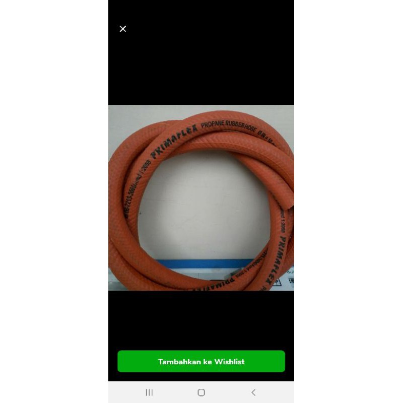 Selang Lpg Karet Selang Kompor Terbaik Selang Gas Primaflex ORIGINAL propane Rubber hose