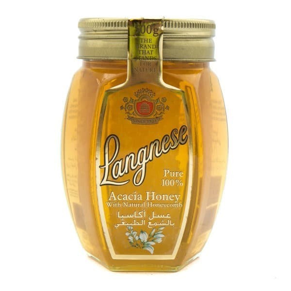 

Langnese Acacia Honey with Natural Honeycomb 100% Asli 500gr