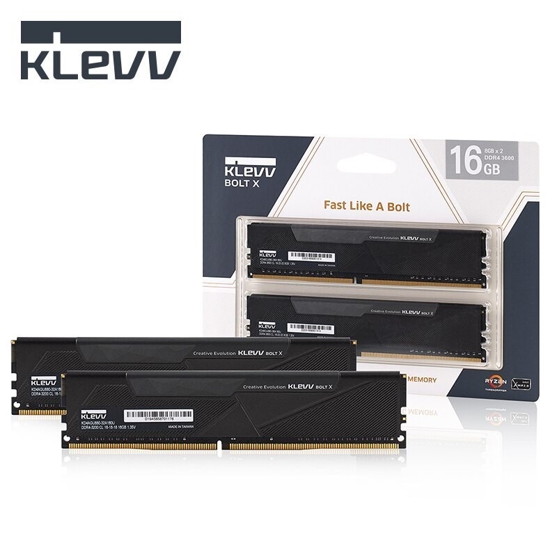 KLEVV BOLT XR 16GB DDR4 3600Mhz (8GB x 2) Dual Channel