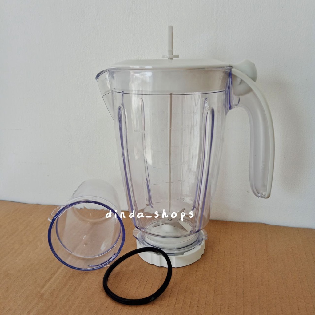 Set Gelas Jus Mika + Gelas Mill Blender Philips HR 2115 HR 2116 HR 2061 HR 2071