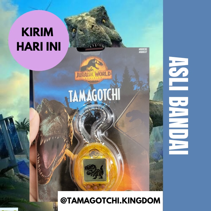 TAMAGOTCHI JURASSIC WORLD BANDAI AMBER & EGG VER