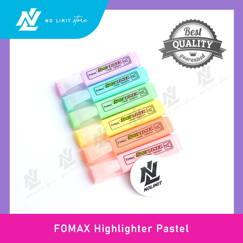 

Highlighter Warna Pastel F6608 - Non Stabilo