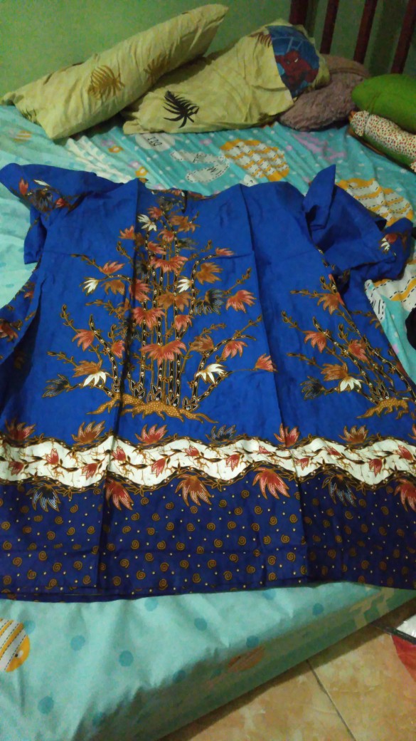 Tunik Batik Bahan Katun Jelita Navbor Yelbor  Dolbi Dobby Tenun Halus M L Xl Xxl 3l 4l 5l Ld 120