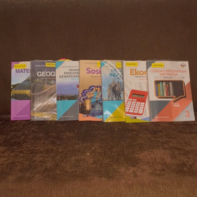 [preloved/bekas] Paket Buku Cetak Kelas XII (12) [IPS]
