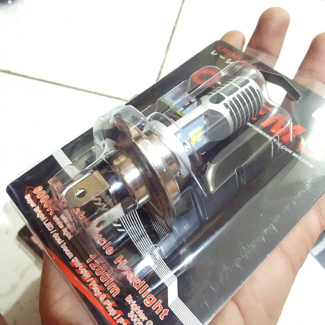 lampu LED Chems H4 Vixion AC/DC