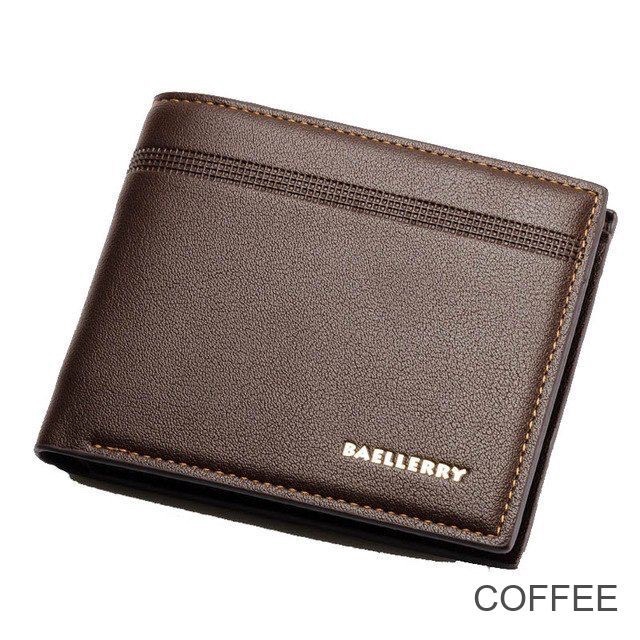 BAELLERRY DR003 Dompet Lipat Pria Kulit Bifold Wallet WK-SBY