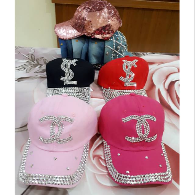 TOPI FASHION CHANEL & YSL WARNA