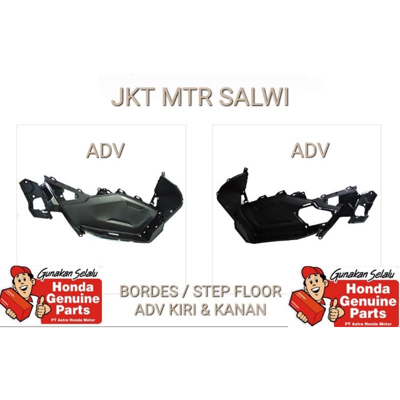 Bordes ADV 150 steep floor ADV 150 kiri dan kanan harga satuan ori honda ahm asli honda