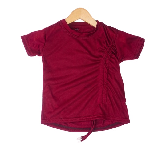ZASKIYA - Crop Yoona /Crop Top Tali Serut Atasan Anak Perempuan
