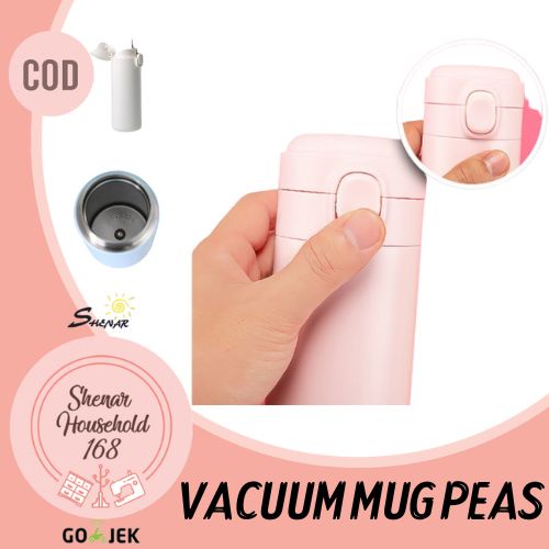 SHENAR , TRAVEL MUG TERMOS PANAS DINGIN VACUUM COFFE CUP GELAS TEMPAT MINUM ORIGINAL  MUG  CANGKIR (BISA COD)