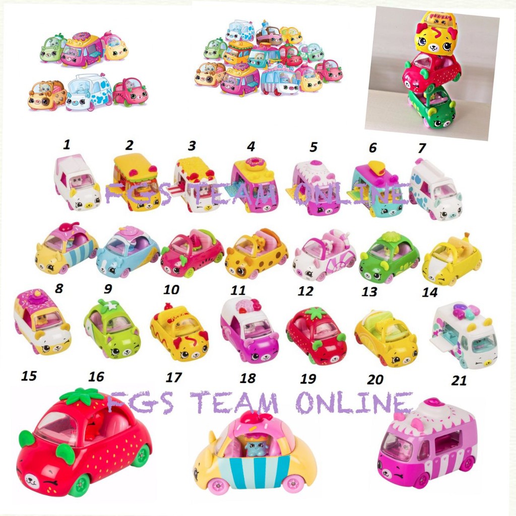 DIE CAST MOBIL SHOPKINS INCLUDE FIGURE SHOPKINS 1 PCS ORIGINAL LIMITED