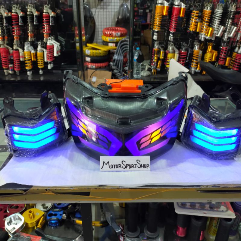 Lampu Stop Nmax Old sepaket dengan Lampu Sen